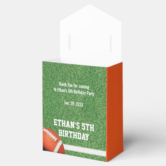 サッカーテーマ誕生日お気に入りボックス フェイバーボックス (オープン)