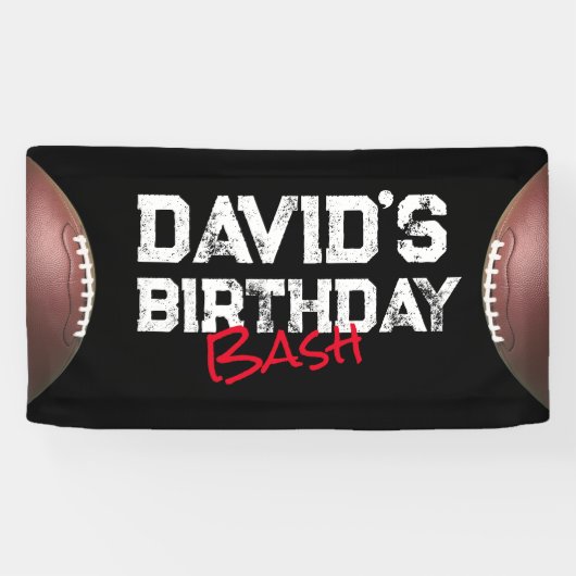 サッカーテーマ誕生日パーティバナー 横断幕 (横)
