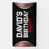 サッカーテーマ誕生日パーティバナー 横断幕 (縦)