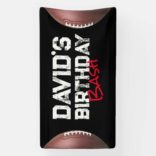 サッカーテーマ誕生日パーティバナー 横断幕 (縦)