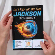 サッカーテーマ誕生日パーティーアスリート誕生日