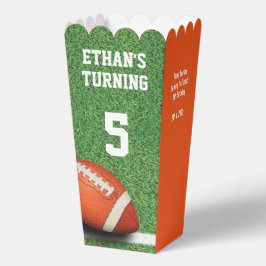 サッカーテーマ誕生日ポップコーンボックス フェイバーボックス