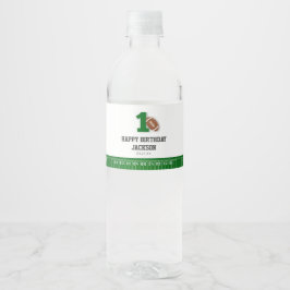 サッカーテーマ1年目ダウン誕生日の好意 ペットボトルラベル