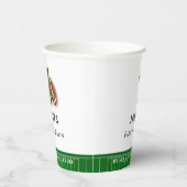 サッカーテーマ1年目ダウン誕生日の好意 紙コップ (右)