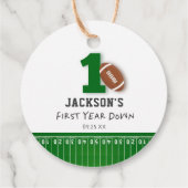 サッカーテーマ1年目ダウン誕生日 フェイバータグ (裏面)