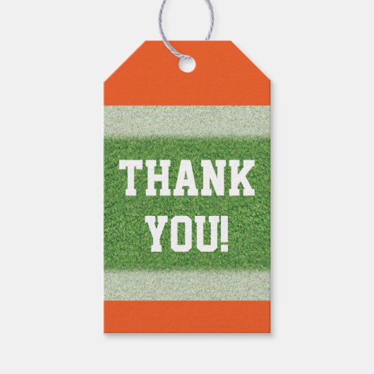 サッカーテーマ ギフトタグ (正面)