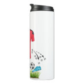 サッカーテーマ |パーソナライズされた | タンブラー (回転右)