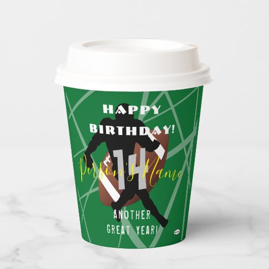 サッカーテーマHAMbyWG紙カップ 紙コップ (正面)