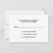 サッカーテーマRSVP 出欠カード (裏面)