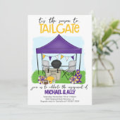 サッカーテールゲート婚約の任意の色への変更 招待状 (スタンド正面)