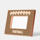 サッカーデザインエッチング写真枠 レーザー彫刻フレーム (左)