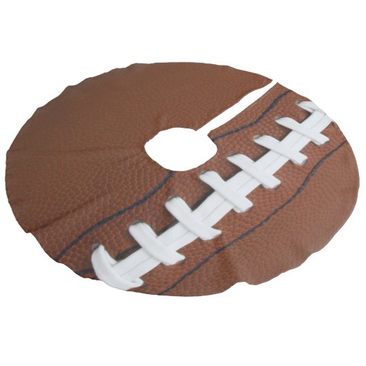 サッカーデザインクリスマスツリースカート フェイクリネンツリースカート (アングル)