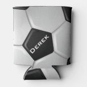 サッカーデザインクーラーボックス 缶クーラー (正面)