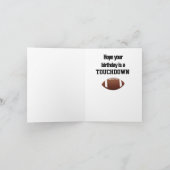 サッカーデザイングリーティングカード カード (内部)