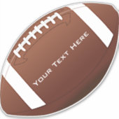 サッカーデザインコンターステッカー シール (正面)