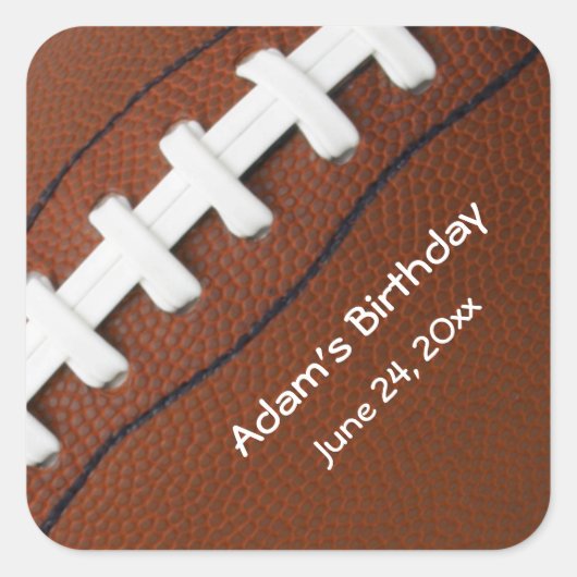 サッカーデザインシール スクエアシール (正面)