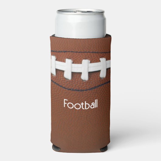 サッカーデザインセルツァークーラーボックス スリム缶クーラー (Seltzer正面)