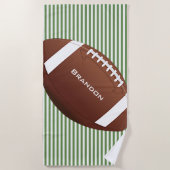 サッカーデザインビーチタオル ビーチタオル (正面)