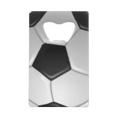 サッカーデザインボトルオープナー クレジットカード栓抜き (裏面)