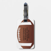 サッカーデザインラゲッジタグ ラゲッジタグ (裏面縦)