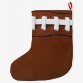 サッカーデザインラージクリスマスストッキング ラージクリスマスストッキング (裏面)