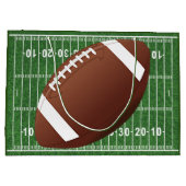 サッカーデザイン抱き枕 ラージペーパーバッグ (裏面)