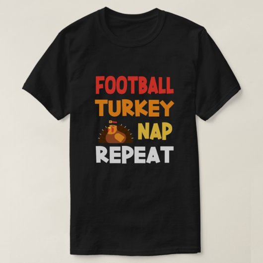 サッカートルコ昼寝リピートTシャツ Tシャツ (デザイン正面)