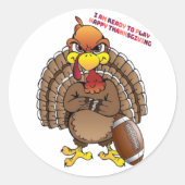 サッカートルコ ラウンドシール (正面)