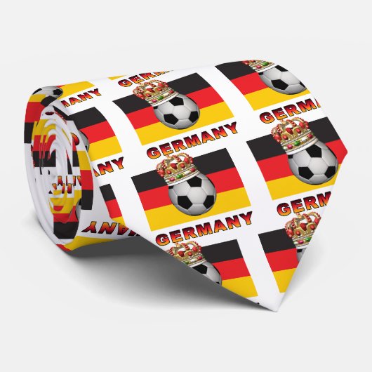 サッカードイツ ネクタイ (ロール)