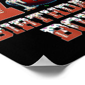 サッカードリップ7th誕生日パーティーボーイスポーツファン7 Y ポスター (角)