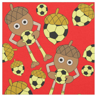 サッカーナットパターン ファブリック