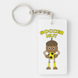 サッカーナット文字 キーホルダー