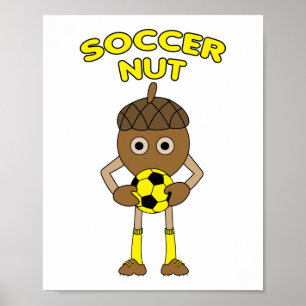 サッカーナット文字 ポスター