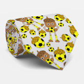 サッカーナット柄ソックス ネクタイ (ロール)