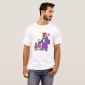 サッカーニワトリとひよこ Tシャツ (正面フル)