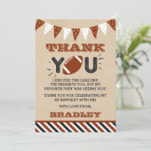 サッカーニーエイジ誕生日 サンキューカード (スタンド正面)