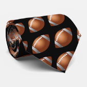 サッカーネクタイ(黒) ネクタイ (ロール)