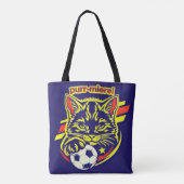 サッカーネコグラフィック トートバッグ (裏面)