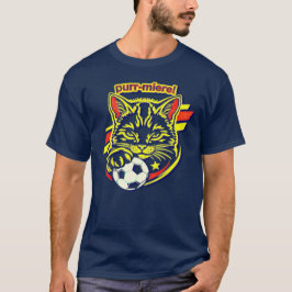 サッカーネコグラフィック Tシャツ