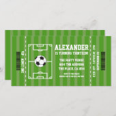 サッカーノベルティチケットパーソナライズされたスポーツカード シーズンカード (正面/裏面)