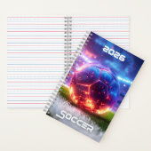サッカーノート 2026 - ノートブック (内側)