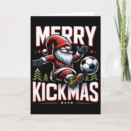 サッカーノーム メリーキックマス カード (正面)