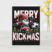 サッカーノーム メリーキックマス カード (黄色い花)