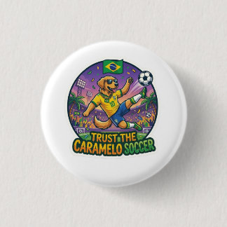 サッカーハッピードッグアクションメモステッカー 缶バッジ