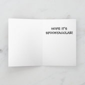 サッカーハッピーハローウィン カード (内部)