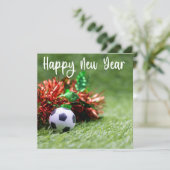 サッカーハッピー・ホリデー ボールで新年を祝おう シーズンカード (スタンド正面)