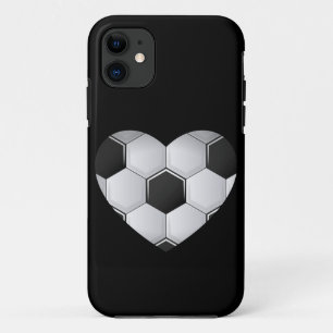 サッカーハート運動競技 iPhone 11 ケース