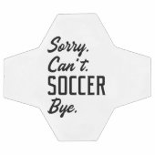 サッカーバイできなくてごめんなさい サッカーボール (フラット)