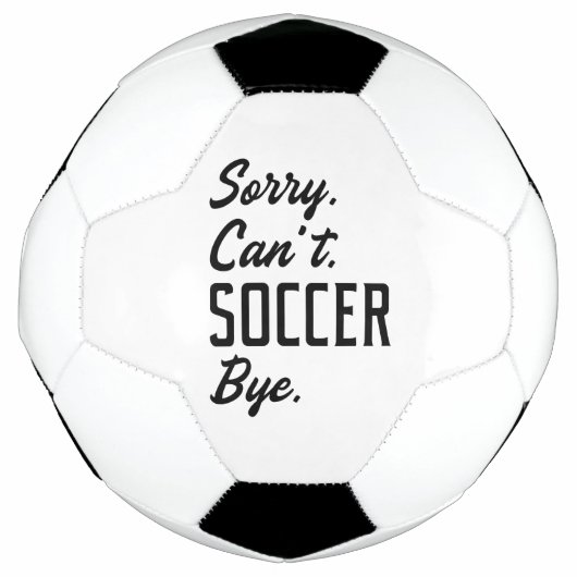 サッカーバイできなくてごめんなさい サッカーボール (正面)