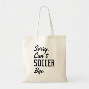サッカーバイできなくてごめんなさい トートバッグ